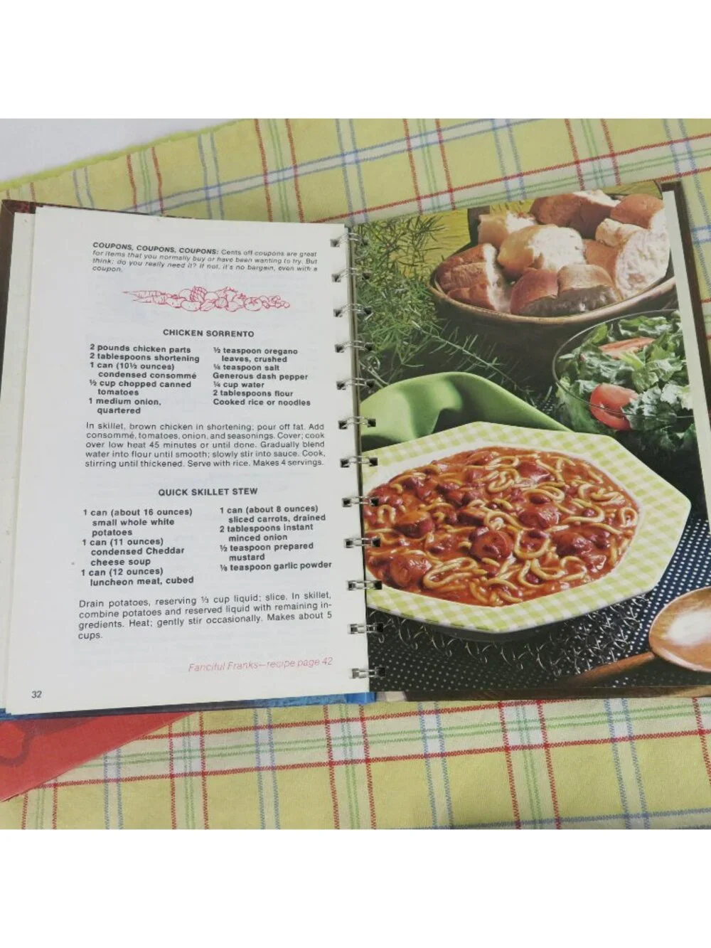 Lot of 3 Campbell Cookbooks Soup Main Dishes Quick Meals Spiral Bound Cook Book